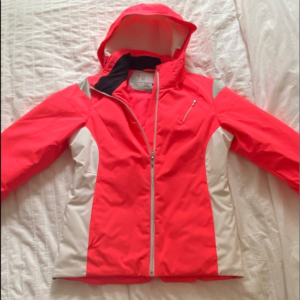 Neon pink spyder jacket